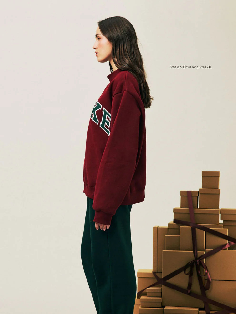 Holiday Varsity Mockneck